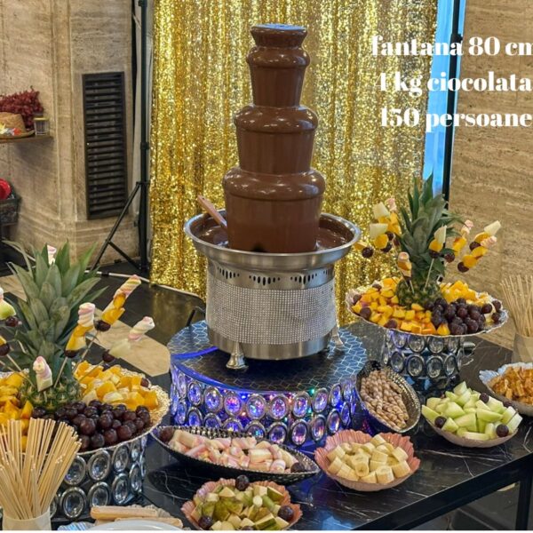 fantana ciocolata nunta 100 persoane