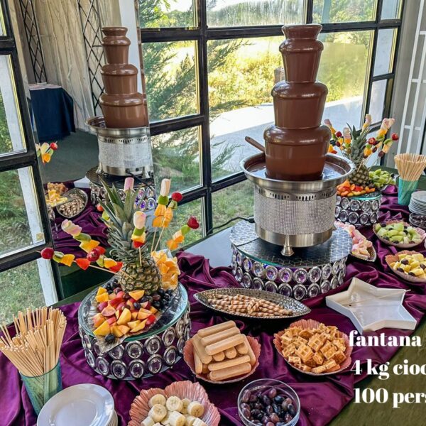 fantana de ciocolata botez